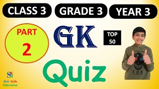 Gk for class 3 |Grade 3 trivia questions|General knowledge quiz for kids| |CBSE Class 3|ICSE class 3 screenshot 1