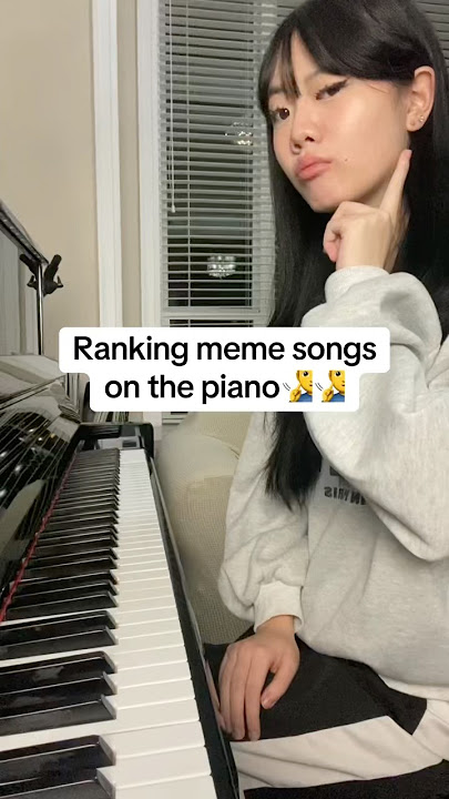 Ranking MEME songs on the piano 🧏‍♂️ #piano #memes #sigma #gigachad #fyp #shorts #funny