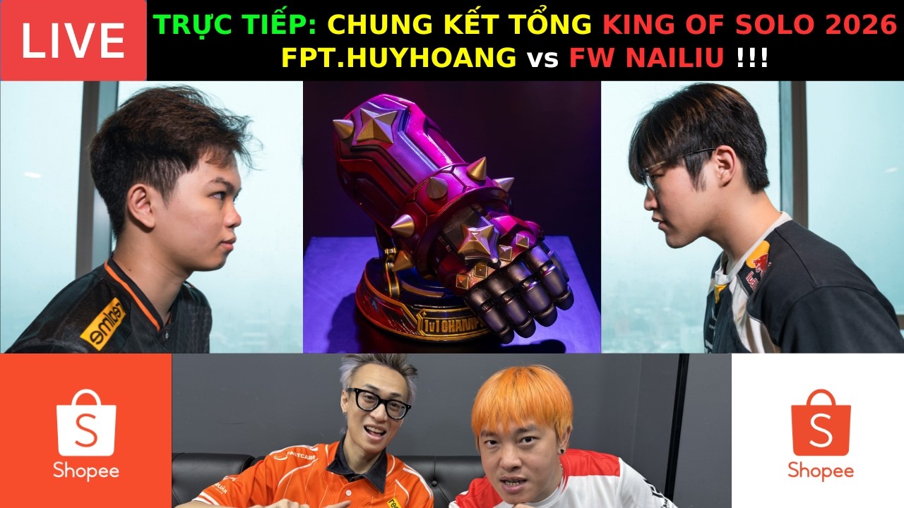 TRỰC TIẾP: CHUNG KẾT TỔNG - HUY HOÀNG vs NAILIU - 1 VS 1 APL 2026 | TÙNG HOẠ MI x HUY POPPER !!!