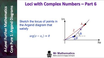 Complex Numbers - Loci : Half-lines Part 1 | Mr Mathematics