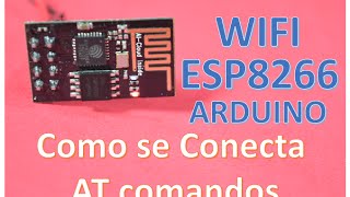 WIFi Module ESP8266 Conect and send data online. AT Commands