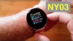 RUNDOING NY03 IP68 Waterproof Multi-Sport Blood Pressure Dress Smartwatch: Unboxing and 1st Look