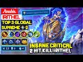 Insane Critical, 2 Hit Kill Supreme Irithel [ Top 3 Global Irithel ] .Anubis. - Mobile Legends.