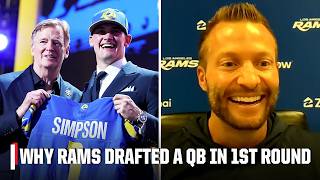 Sean McVay on Rams drafting QB Ty Simpson, Matt Stafford's perspective &amp; more! | 2026 NFL Draft