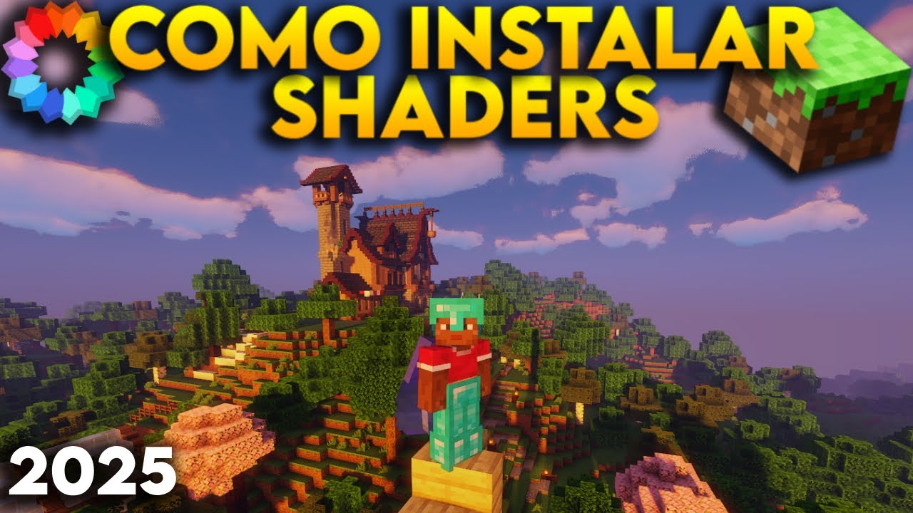 COMO BAIXAR e INSTALAR SHADERS no MINECRAFT JAVA | Tutorial Passo a ...