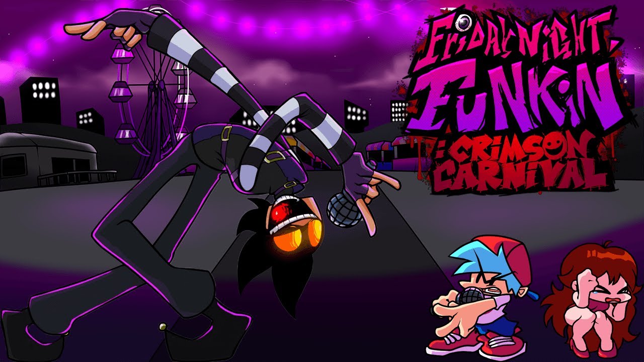 Fnf demo. FNF Crimson. Crimson Carnival Jon. Vs Jon Mod FNF. Взломанная игра. FNAF Rap Carnival - Beat Battle.