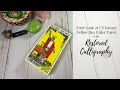 First Look at US Games Yellow Box Rider Tarot with Restored Calligraphy