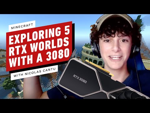 Minecraft On An NVIDIA Geforce 3080: Exploring 5 Beautiful RTX Worlds