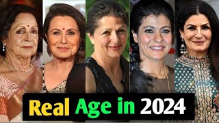 All 90s Old Bollywood Actress Real Age 2024 | Bollywood actress Then and Now & Real Age