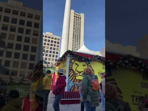 Video: San Franciscon Union Square jouluna: valokuvakierros