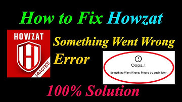 How to Fix Howzat  Oops - Something Went Wrong Error in Android & Ios - Please Try Again Later