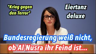Episch: Die Bundesregierung weiß nicht, ob sie neben ISIS auch Al Nusra bekämpft