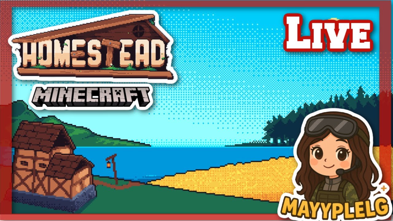 LIVE 🔴 Building a Barn! : Homestead Modpack (Minecraft 1.20.1) Stream#7 ...