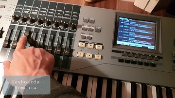 Yamaha Motif XS - Layer Voices in Performance Tutorial