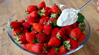 Çi̇lekleri̇ Bu Yöntemle 1 Yil Saklıyorum. Favori̇ Tari̇f.