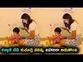 Niharika playing with Kalyaan Dhev daughter Navishka- Adorable moments
