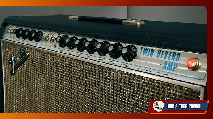 Vintage 1968 Fender Twin Reverb Silverface "Drip Edge".
