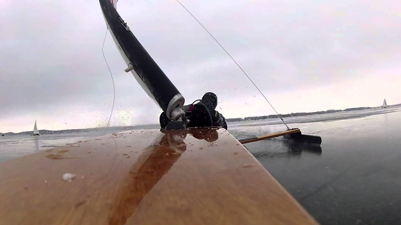 2014 Iceboating DN Western Regional Take 1 YouTube