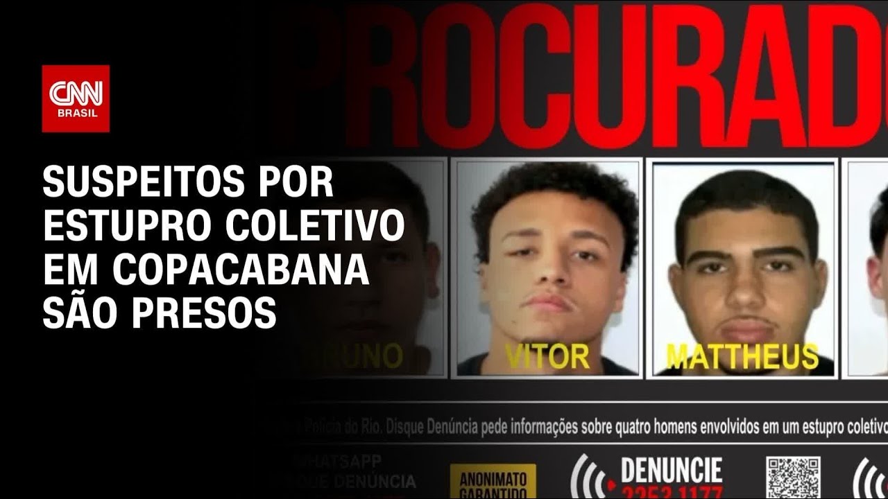 Estupro coletivo em Copacabana: suspeitos são presos pela polícia no RJ | BASTIDORES CNN