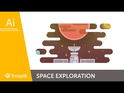 illustration:-create-a-space-exploration-(beginner)-|-freepik