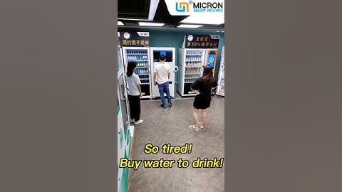 This is the best vending machine for gym, big display, touch screen. eXCIse and get som energy drink