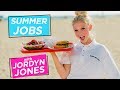 JORDYN JONES BEACH BURGER CHALLENGE | Summer Jobs w/ Jordyn Jones