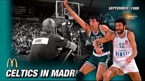 Celtics in Madrid vs Yugoslavia: Bird & McHale DOMINATE Divac
