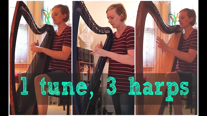 The same tune played on 3 different harps | Tiffan...
