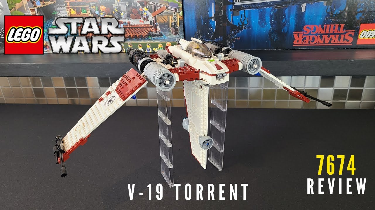 LEGO Star Wars V-19 Torrent 7674 Review! One of the BEST Clone Wars Sets of  All Time...