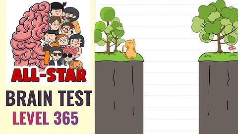 Brain Test All Star Level 365 | The cat must jump to the other side | Walkthrough