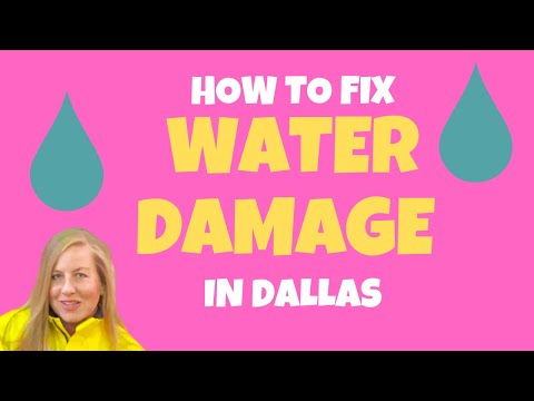 How to Fix Water Damage in Dallas