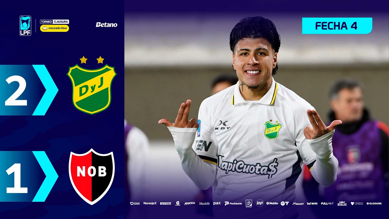 DEFENSA Y JUSTICIA 2 - 1 NEWELL'S | Resumen del partido | #TorneoMercadoLibre Clausura 2026 🏆