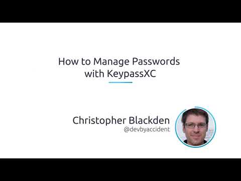 How to manage passwords with KeypassXC