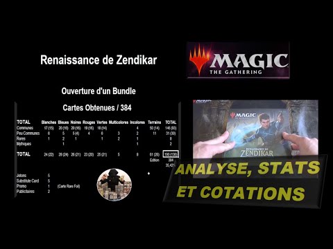 Analyse, stats et cotations de l&rsquo;ouverture du bundle Renaissance de Zendikar, @Magic: The Gathering