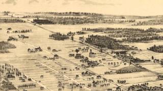 Findlay Ohio 1889 Panoramic Bird's Eye View Map 6948 Findlay Ohio 1889 Panoramic Bird's Eye View Map 6948