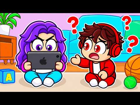 I BECAME A TABLET-ADDICTED KID! - Roblox