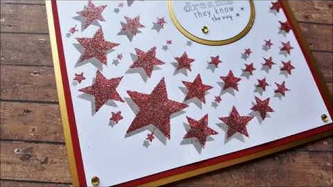 Save the Crafty Youtuber Video Hop   Heat Embossed Drop Shadow Technique