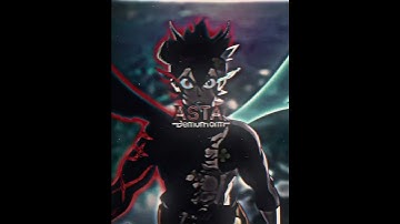 Gojo vs Asta #anime #edit #gojo #asta #shorts #whoisstrongest #jjk #jujutsukaisen #blackclover