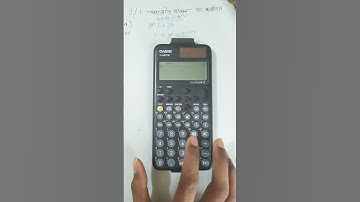 Complex number calculation ( fx991cw calculator)