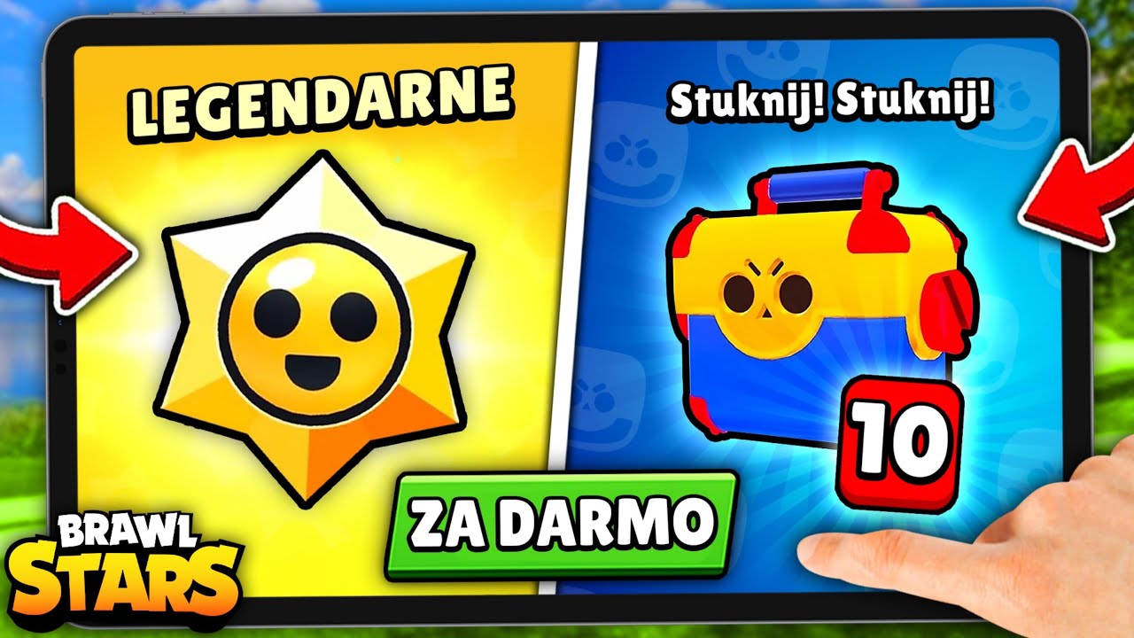 *LEGENDARNY* STARR DROP (ZA DARMO) ⚠️ + 10 PRZEDMIOTÓW z MEGA BOXA 🎁 w Brawl Stars! 😱