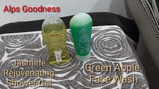 Jasmine Rejuvenating Shower Gel & Green Apple Face Wash by Alps Goodness