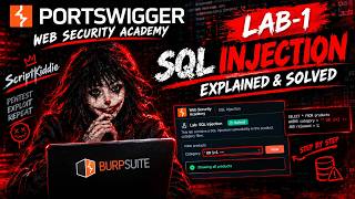 PortSwigger SQL Injection Lab 1 | WHERE Clause SQL Injection | Explained & Solved