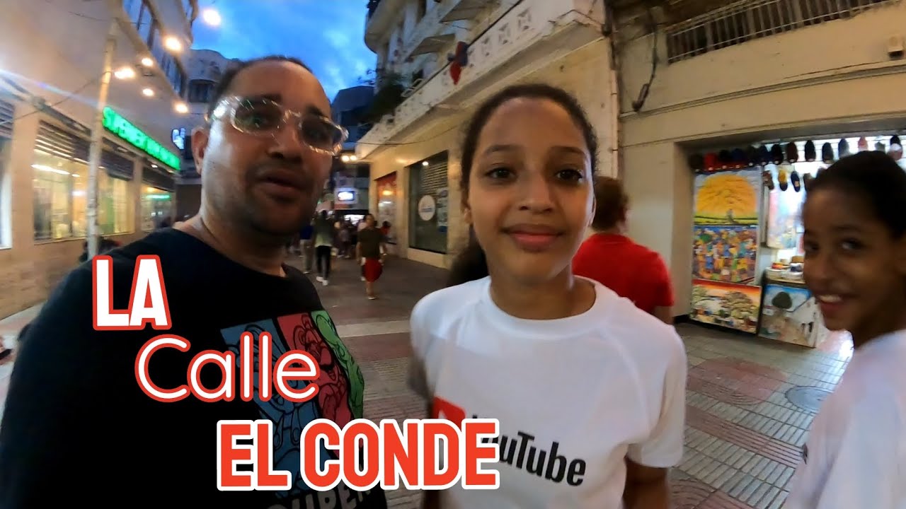 Calle el Conde en la Zona Colonial RepúblicaDominicana