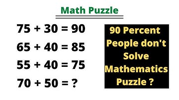 Mathematics Puzzle | Which Number Replace the Question Mark ? | Math Puzzle By Moin