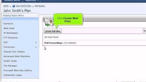 How to setup email forwarding in WebsitePanel