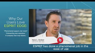 Four Reasons Why ESPRIT is the Only CAM System You'll Ever Need