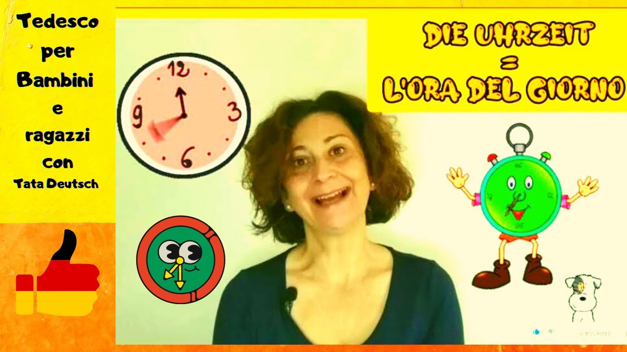 L'ora del giorno in tedesco! Die Uhrzeit