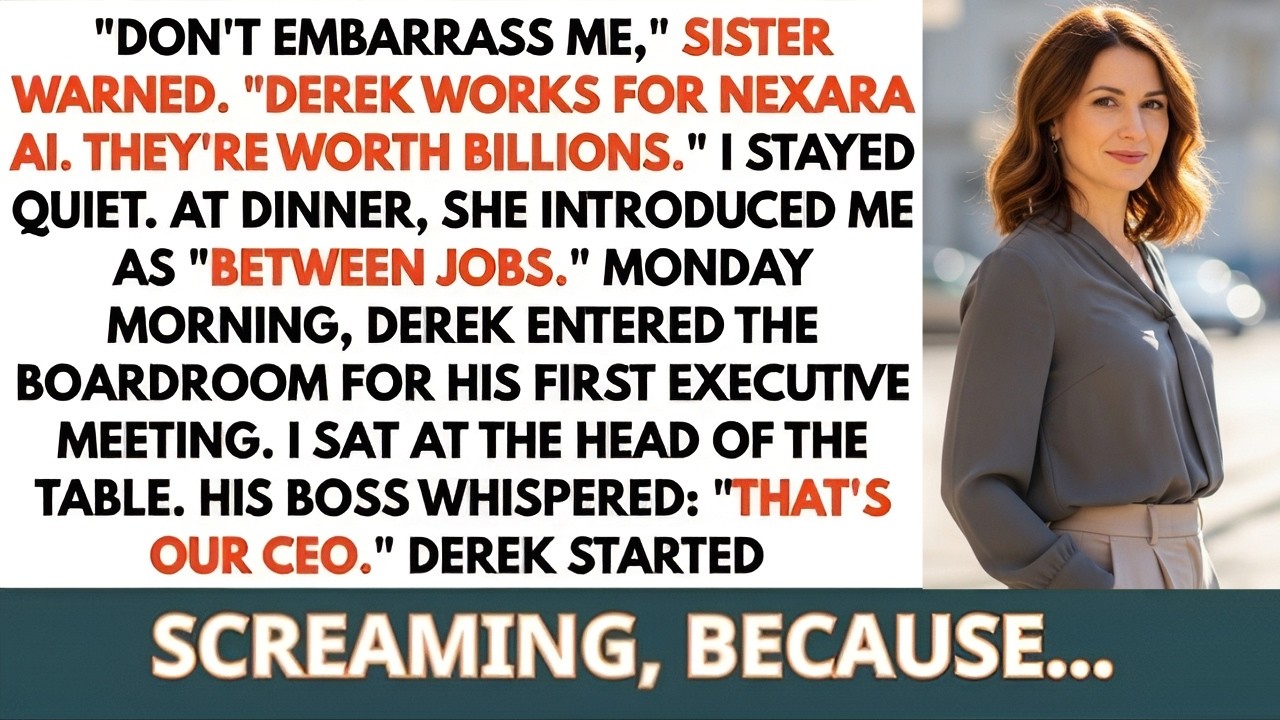 SHE Said 'My Fiancé Works At A Tech Giant' — He Didn’t Know I Was Chairing the Meeting