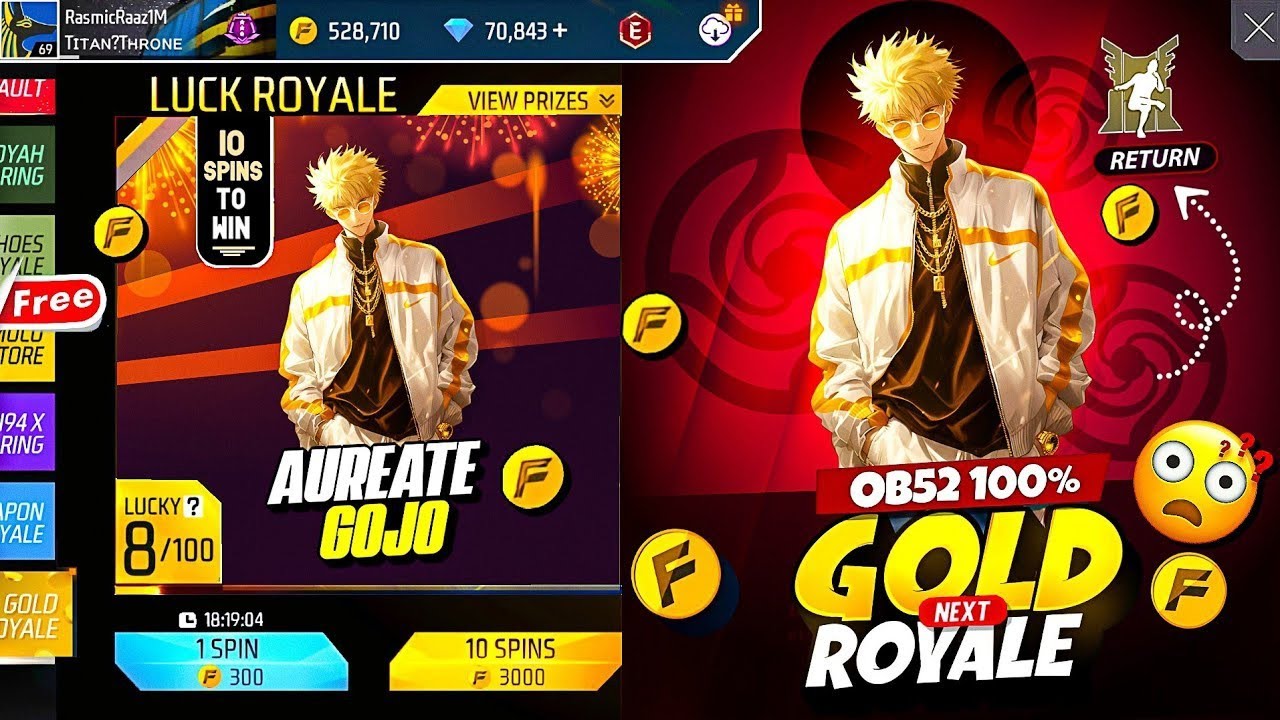 Next Gold Royale Bundle 100% Confirm 🤯 New Gold Royale Bundle Free Fire | Special Gold Royale