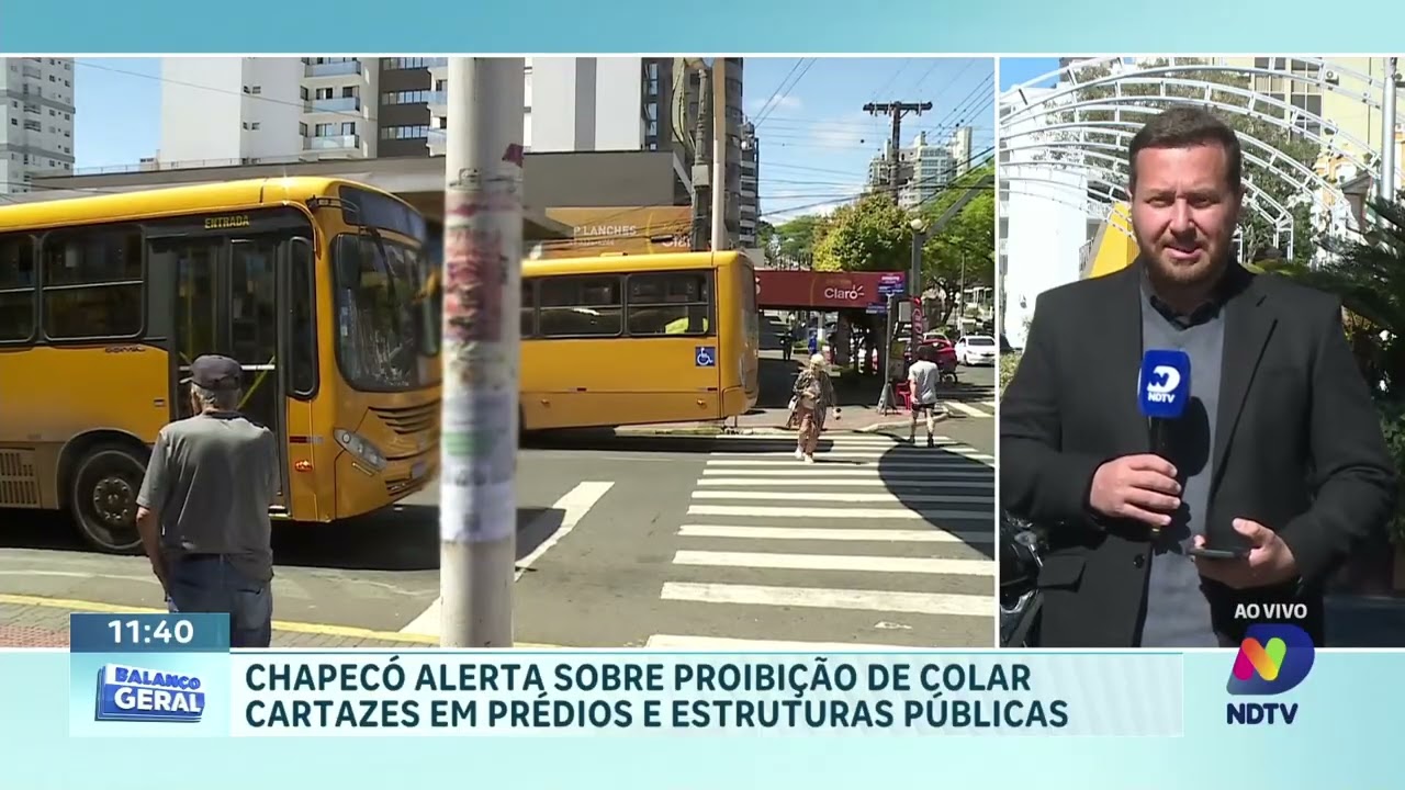Prefeitura alerta para proibição de cartazes em locais públicos